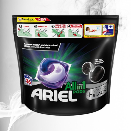 Ariel Capsule Allin1 Black 21,3gr. 1buc 