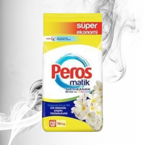 Peros Detergent Pudra 67 spalari Color & White Jasmine 10Kg 