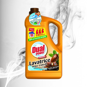 Dual Power Detergent Lichid 100 spalari Argan 5L 