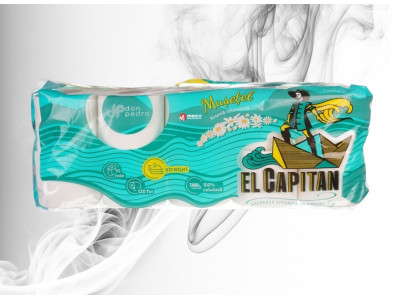 El Capitan Hirtie Igienica Aroma Relaxanta Musetel 3 straturi, 120  foi, 10 role 