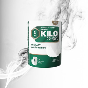 KILO Confort Prosop Bucatarie 4 straturi, 377 foi(60,3m), 1 rola 