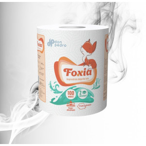 Foxia Prosop Bucatarie 2 straturi, 455 foi(100m), 1 rola 