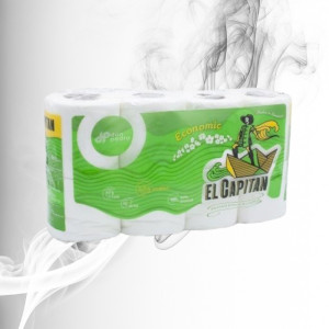 El Capitan Hirtie Igienica Economic 3 straturi, 90 foi, 8 role 