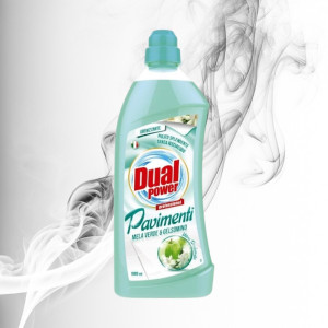 Dual Power Detergent p/u Podea Green Apple & Jasmine 1L 