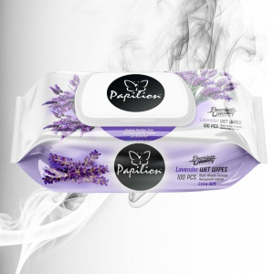 Papilion Servetele Umede cu Capac Lavender 100buc 