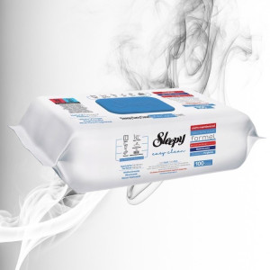 Sleepy Easy Clean Prosoape umede Albastru 100 buc