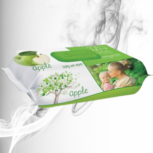 Sleepy Servetele Umede Apple 120buc