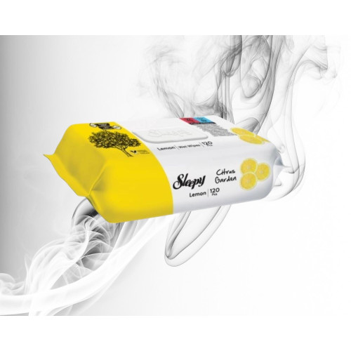 Sleepy Servetele Umede Citrus Garden Lemon 120 pcs