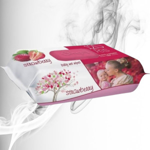 Sleepy Servetele Umede Strawberry 120buc