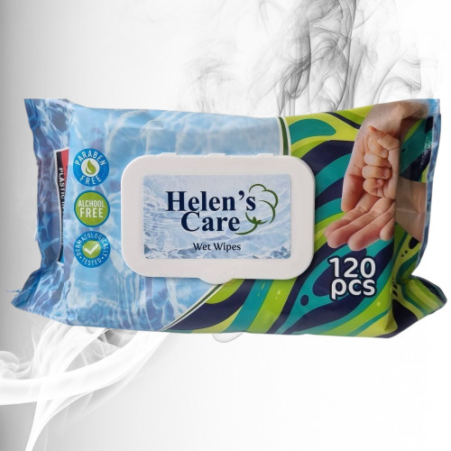 Helen's Care Servetele Umede cu Capac 120buc 