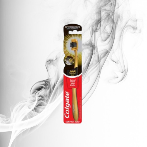 Colgate Periuta de Dinti 360° Charcoal Gold Soft 