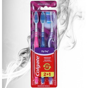 Colgate Periuta de Dinti Zig Zag Medium 3buc 