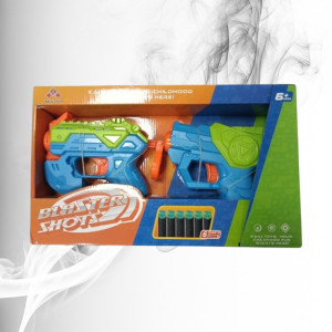 2 Mini-blastere cu 6 Gloante Fine