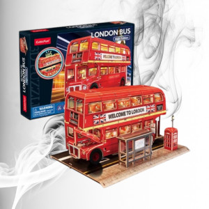 3D Puzzle "Autobuz Londonez cu 2 etaje" 161el