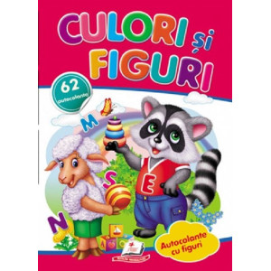 Activitati Distractive Culori si Figuri 62 autocolante