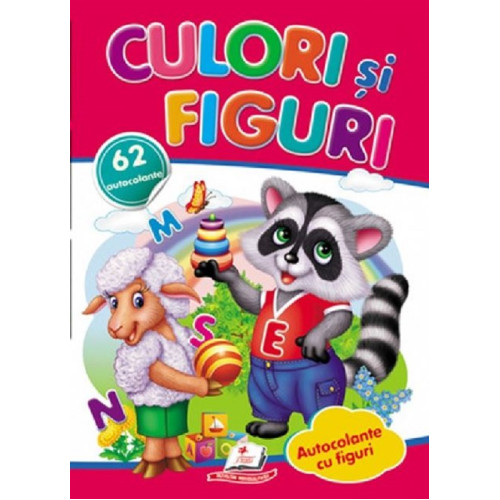 Activitati Distractive Culori si Figuri 62 autocolante