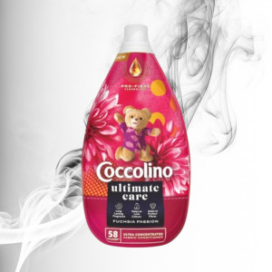 Coccolino Balsam de Rufe Concentrat 58 spalari Fuchsia Passion 870 ml