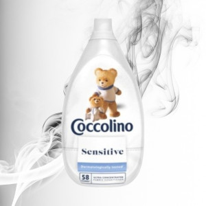 Coccolino Balsam de Rufe Concentrat 58 spalari Sensitive 870 ml