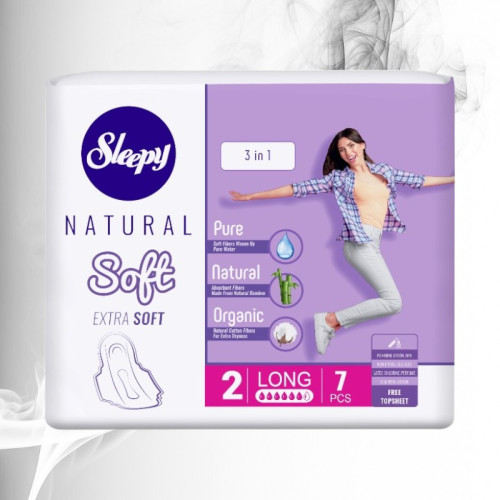 Sleepy Abs.Natural Soft Standart Long 6 Pic 7buc