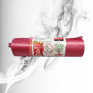 Zorex Pro Saci Menajeri LDPEcol Select Rosu 60L/10buc 