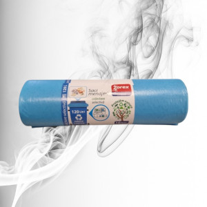 Zorex Pro Saci Menajeri LDPEcol Select Albastru 120L/10buc 