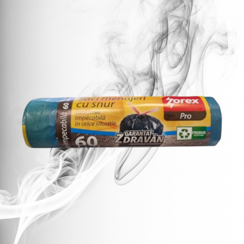 Zorex Pro Saci Menajeri cu Snur 60L/10buc 