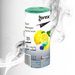 Zorex Pro Saci Menajeri Verzi Parfum Lamaie 35L/30buc /50