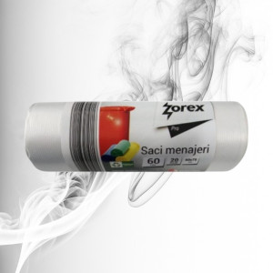 Zorex Pro Saci Menajeri Transparenti 60L/20buc /30