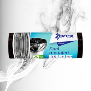 Zorex Pro Saci Menajeri Negri 35L/15buc 