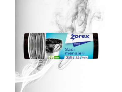 Zorex Pro Saci Menajeri Negri 35L/15buc 