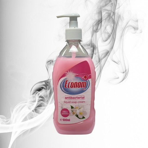 Econom Plus Sapun Lichid Crema Silk & Jasmine 500ml /20