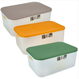 Cos plastic cu capac 13.4L