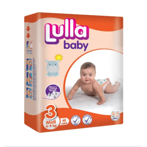 Lulla Baby Midi 3 (4-9kg) 68pcs