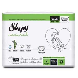 Sleepy Scutice Natural 7 (20-30 kg) 32 buc