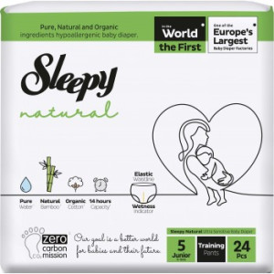 Sleepy Sensitive Chilotei Junior Nr.5 (11-18kg) 24 buc