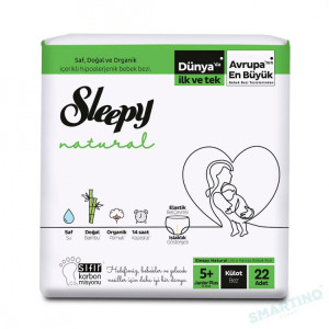 Sleepy Sensitive Chilotei Junior Plus 5+ (13-20kg) 22 buc