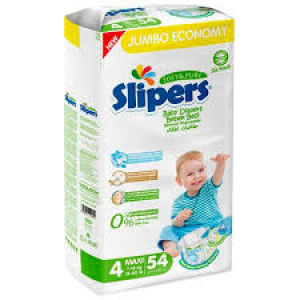 Slipers Scutece p/copii Jumbo 4 Maxi 7-18 kg 54buc