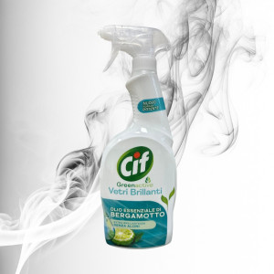 Cif Spray Greenactive p/u Geamuri cu Ulei Esential de Bergamot 650ml /6
