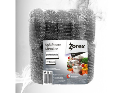 Zorex Pro Spalatoare Metalice Profesionale set 10buc 