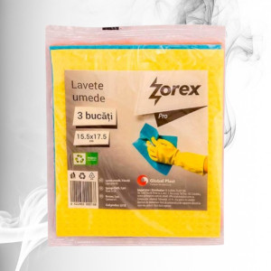 Zorex Pro Laveta Umeda Colorata 15.5x17.5cm 3buc 