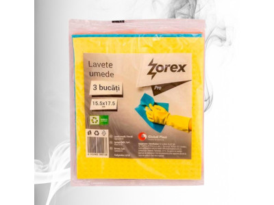 Zorex Pro Laveta Umeda Colorata 15.5x17.5cm 3buc 