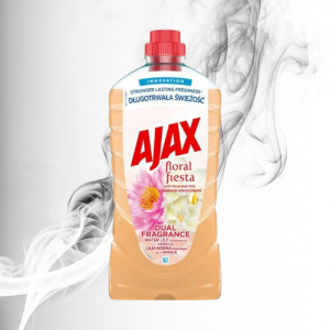 Ajax Detergent Universal Floral Fiesta Dual Fragrance Tropical 1L 