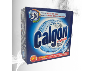 Calgon Tabs Powerball 3in1 Limescale & Dirt 15buc 195gr /7